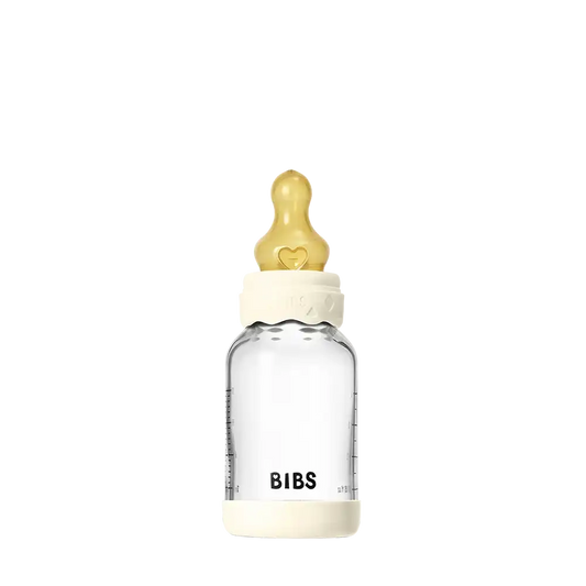 Baby Glass Bottle Boheme Set 120ml Latex - Ivory
