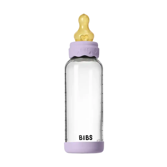 Baby Glass Bottle Boheme Set 240ml Latex - Violet Sky