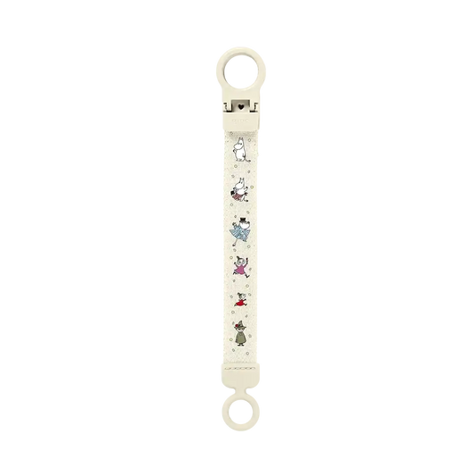 BIBS x Moomin Pacifier Clip Loop - Ivory