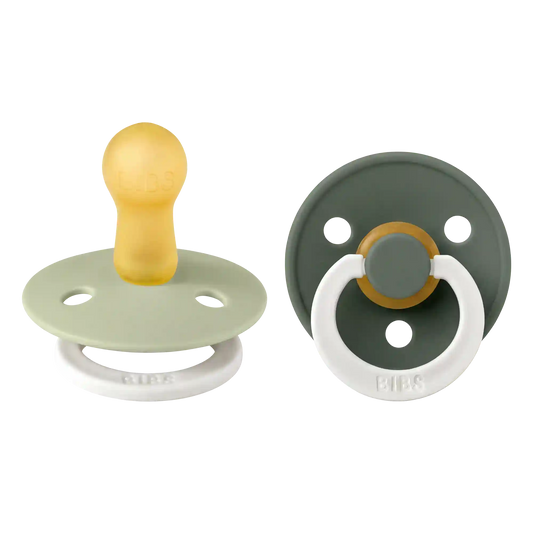 Colour GLOW Pacifiers 2 Pack - Sage/Pine