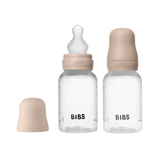 Baby BPA-Free PP Bottle Set 150ml 2 Pack Silicone - Blush