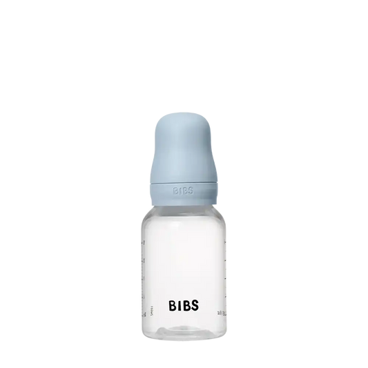 Baby BPA-Free PP Bottle Set 150ml Silicone - Baby Blue