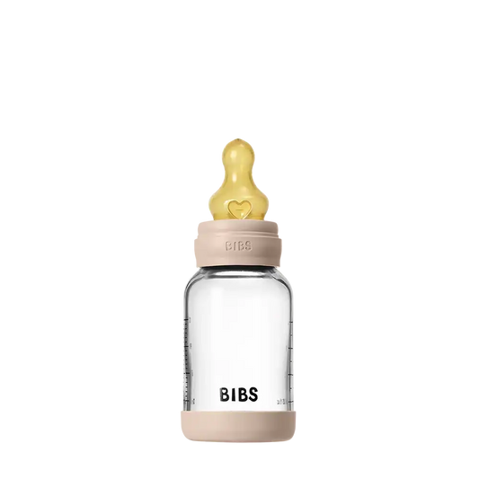 Baby Glass Bottle Set 120ml Latex - Blush