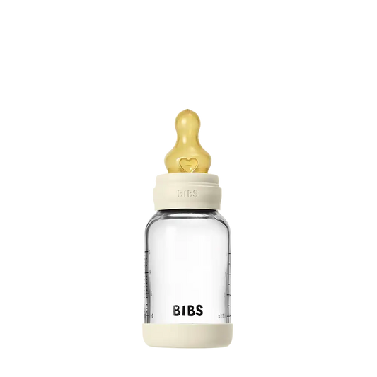 Baby Glass Bottle Set 120ml Latex - Ivory