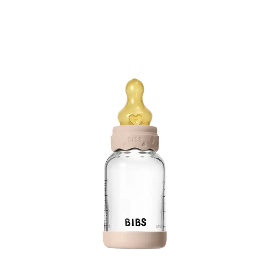 Baby Glass Bottle Boheme Set 120ml Latex - Blush