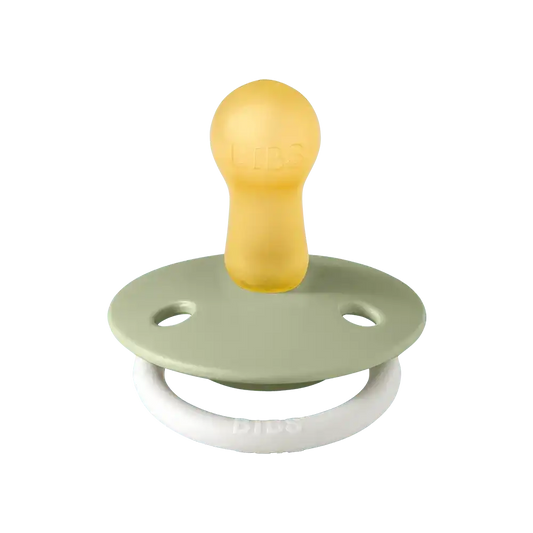 De Lux GLOW Pacifiers 2 Pack - Sage/Cloud