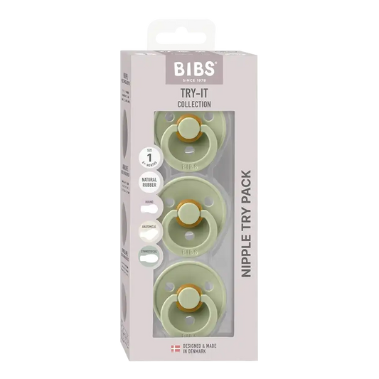 New Baby Pacifiers Try-It Collection 3 pack - Sage